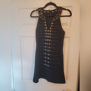 Navy mini dress